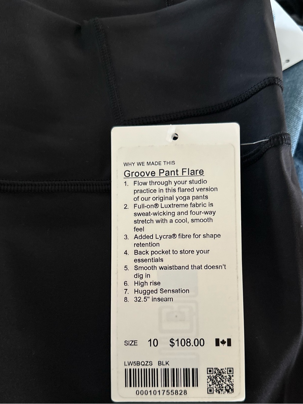 Lululemon groove pant sz 10 nwt - Picture 4 of 6
